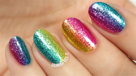 rainbow glitter nail polish|chunky glitter gel nail polish.